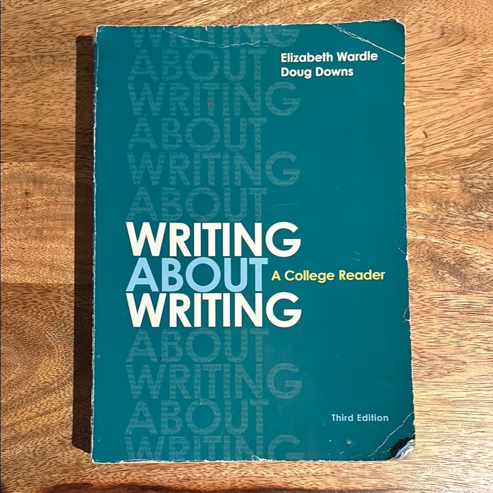 Writing About Writing 3rd edition